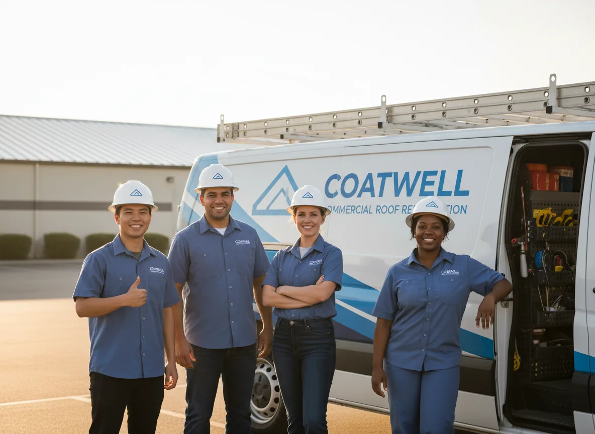 Commercial roof coating company in Percy, IL
